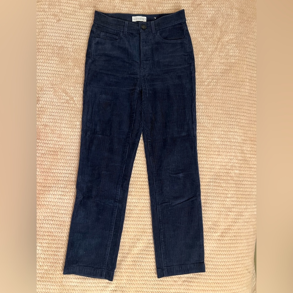 Loft Straight Corduory Pants